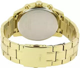 Guess Horizon Chronograph Black Dial Gold Steel Strap Watch For Men - W0379G4 Buy Now By Guess
