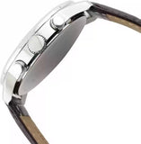 Guess Horizon Chronograph Analog Blue Dial Brown Leather Strap Watch For Men - W0380G6 Buy Now By Guess