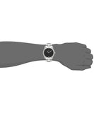 Guess Minimal Black Dial Silver Steel Strap Watch for Men - W0416G1 Buy Now By Guess