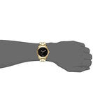 Guess Classic Diamonds Black Dial Gold Steel Strap Watch for Men - W0416G2 Buy Now By Guess