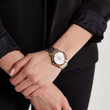 Guess Mist Quartz Silver Dial Two Tone Steel Strap Watch For Women - W0443L4 Buy Now By Guess