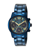 Guess Sunrise Multifunction Blue Dial Blue Steel Strap Watch for Women - W0448L10 Buy Now By Guess