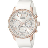 Guess Sport White Dial White Rubber Strap Watch For Women - W0616L1 Buy Now By Guess