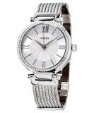 Guess Soho Silver DIal Stainless Steel Mesh Bracelet Watch For Women - W0638L1 Buy Now By Guess