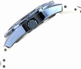 Guess Luna Diamonds White Dial White Rubber Strap Watch for Women - W0653L2 Buy Now By Guess