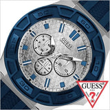 Guess Force White Dial Blue Rubber Strap Watch For Men - W0674G4 Buy Now By Guess