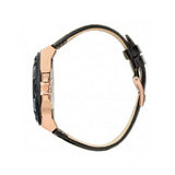 Guess Force Analog Black Dial Black Leather Strap Watch For Men - W0674G6 Buy Now By Guess