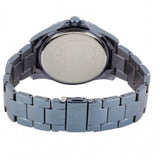 Guess Pinwheel Analog Silver Dial Blue Steel Strap Watch for Women - W0702L1 Buy Now By Guess