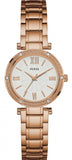 Guess Park Ave White Dial Rose Gold Steel Strap Watch for Women - W0767L3 Buy Now By Guess
