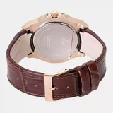 Guess Limelight Analog White Dial Brown Leather Strap Watch For Women - W0775l14 Buy Now By Guess