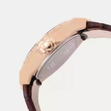 Guess Limelight Analog White Dial Brown Leather Strap Watch For Women - W0775l14 Buy Now By Guess