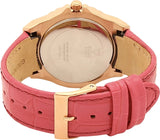 Guess Limelight Quartz Multicolor Dial Red Leather Strap Watch For Women - W0775L4 Buy Now By Guess