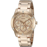 Guess Studio Rose Gold Dial Rose Gold Steel Strap Watch For Women - W0778L3 Buy Now By Guess