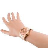 Guess Studio Rose Gold Dial Rose Gold Steel Strap Watch For Women - W0778L3 Buy Now By Guess