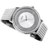 Guess Quartz Silver Dial Willow Stainless Steel Mesh Bracelet Watch For Women - W0836L2 Buy Now By Guess