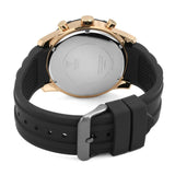 Guess Caliber Chronograph Black Dial Black Rubber Strap Watch for Men - W0864G2 Buy Now By Guess