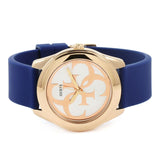 Guess G Twist White Dial Blue Silicone Strap Watch For Women - W0911L6 Buy Now By Guess