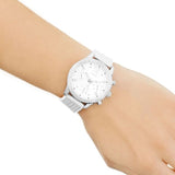 Guess Marina Quartz White Dial White Rubber Strap Watch For Women - W1025L1 Buy Now By Guess