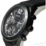 Guess Marina Chronograph Black Dial Black Rubber Strap Watch for Women - W1025L3 Buy Now By Guess