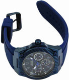 Guess Legacy Blue Dial Blue Rubber Strap Watch for Men - W1049G7 Buy Now By Guess