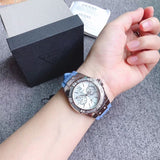 Guess Limelight Crystals White Dial Blue Rubber Strap Watch for Women - W1053L5 Buy Now By Guess