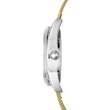 Guess Whisper Silver Dial Gold Mesh Bracelet Watch for Women - W1084L2 Buy Now By Guess
