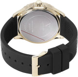 Guess Swirl Quartz Black Dial Black Silicone Strap Watch for Women - W1096L3 Buy Now By Guess