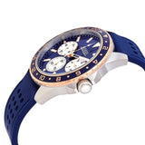 Guess Odyssey Multifunction Blue Dial Blue Rubber Strap Watch For Men - W1108G4 Buy Now By Guess