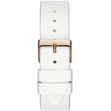 Guess Solar White Dial White Rubber Strap Watch For Women - W1135L1 Buy Now By Guess