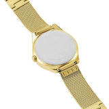 Guess Tri Glitz Quartz Diamonds Gold Dial Gold Mesh Bracelet Watch For Women - W1142L2 Buy Now By Guess