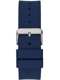 Guess Genesis Multi Function Analog Blue Dial Blue Rubber Strap Watch For Men - W1254G1 Buy Now By Guess