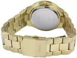 Guess Glisten Analog Gold Dial Gold Steel Strap Watch For Women - W13576l1 Buy Now By Guess