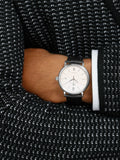 IWC Portofino Automatic White Dial Black Leather Strap Watch for Men - IW356501 Buy Now By IWC
