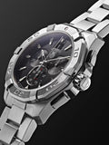 Tag Heuer Aquaracer Chronograph Black Dial Silver Steel Strap Watch for Men - CAY1110.BA0927 Buy Now By Tag Heuer