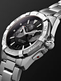 Tag Heuer Aquaracer Quartz Black Dial Silver Steel Strap Watch for Men - WAY111Z.BA0928 Buy Now By Tag Heuer