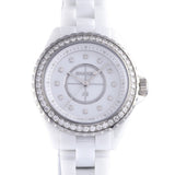 Chanel J12 Quartz Diamonds White Dial White Steel Strap Watch for Women - J12 H6418 Buy Now By Chanel