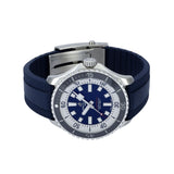 Breitling Superocean Automatic 44 Blue Dial Blue Rubber Strap Watch for Men - A17376211C1S1 Buy Now By Breitling