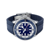 Breitling Superocean Automatic 46 Blue Dial Blue Rubber Strap Watch for Men - A17378E71C1S1 Buy Now By Breitling