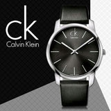 Calvin Klein City Black Dial Black Leather Strap Watch For Women - K2G23107 Buy Now By Calvin Klein