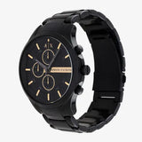 Armani Exchange Hampton Chronograph Black Dial Black Steel Strap Watch For Men - AX2164 Buy Now By Armani Exchange