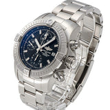 Breitling Avenger Chronograph 43 Black Dial Silver Steel Strap Watch for Men - A13385101B1A1 Buy Now By Breitling