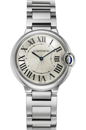 Cartier Ballon Bleu De Cartier Silver Dial Silver Steel Strap Watch for Women - W69011Z4 Buy Now By Cartier