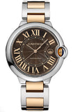 Cartier Ballon Bleu de Cartier Brown Dial Two Tone Steel Strap Watch for Men - W6920032 Buy Now By Cartier