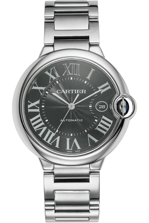 Cartier Ballon Bleu de Cartier Black Dial Silver Steel Strap Watch for Men - W6920042 Buy Now By Cartier