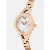 Emporio Armani Chiara Silver Dial Rose Gold Steel Strap Watch For Women - AR7362 Buy Now By Emporio Armani