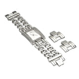 Guess Mod Heavy Metal Diamonds Silver Dial Silver Steel Strap Watch for Women - W95088L1 Buy Now By Guess