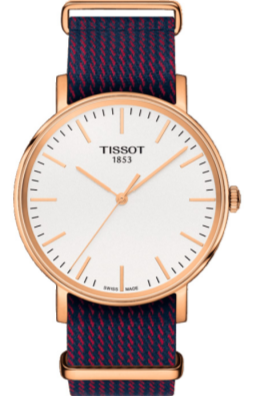 Tissot T Classic Everytime Medium White Dial Two Tone NATO Strap Watch for Men - T109.410.38.031.00 Buy Now By Tissot