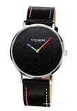 Coach Perry Black Dial Black Leather Strap Watch for Women - 14503033 Buy Now By Coach