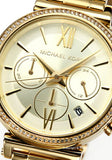 Michael Kors Sofie Chronograph Quartz Gold Dial Gold Steel Strap Watch For Women - MK6559 Buy Now By Michael Kors