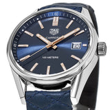 Tag Heuer Carrera Quartz Blue Dial Blue Calfskin Leather Strap Watch for Women - WAR1112.FC6391 Buy Now By Tag Heuer